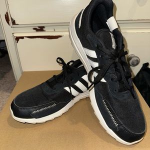 Women’s Adidas ortholite sneakers, black, size 9.5